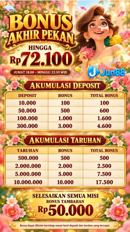 Bonus Akhir Pekan hingga Rp 72.100