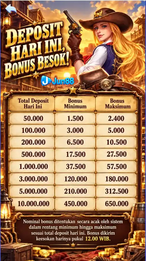 Deposit Hari Ini Bonus Besok